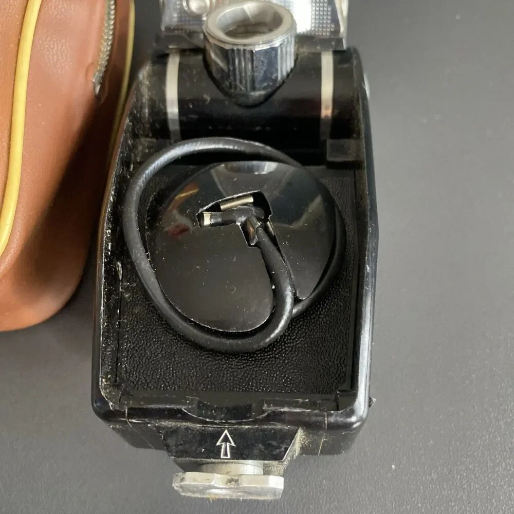 Agfalux Agfa Werk AG Black Camera Accessory Pocket Flash With Case Made Germany